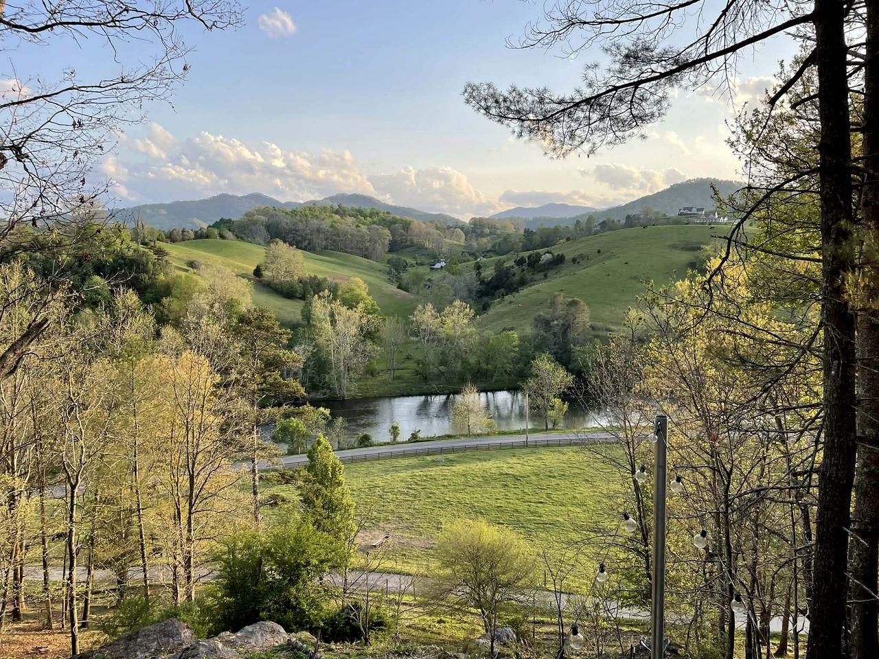 Rustic-Modern Log Cabin Getaway: Family-Friendly, Quiet Ranch, Wildlife at Your Door in Clyde, North Carolina