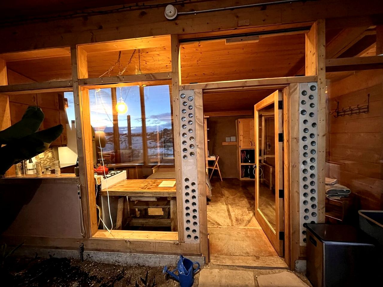 Secluded Sustainable Earthship Retreat with Off-Grid Living Near Tres Piedras, New Mexico