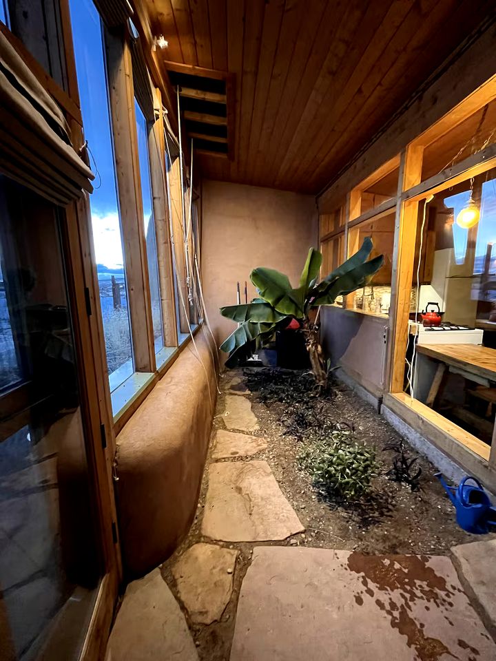 Secluded Sustainable Earthship Retreat with Off-Grid Living Near Tres Piedras, New Mexico