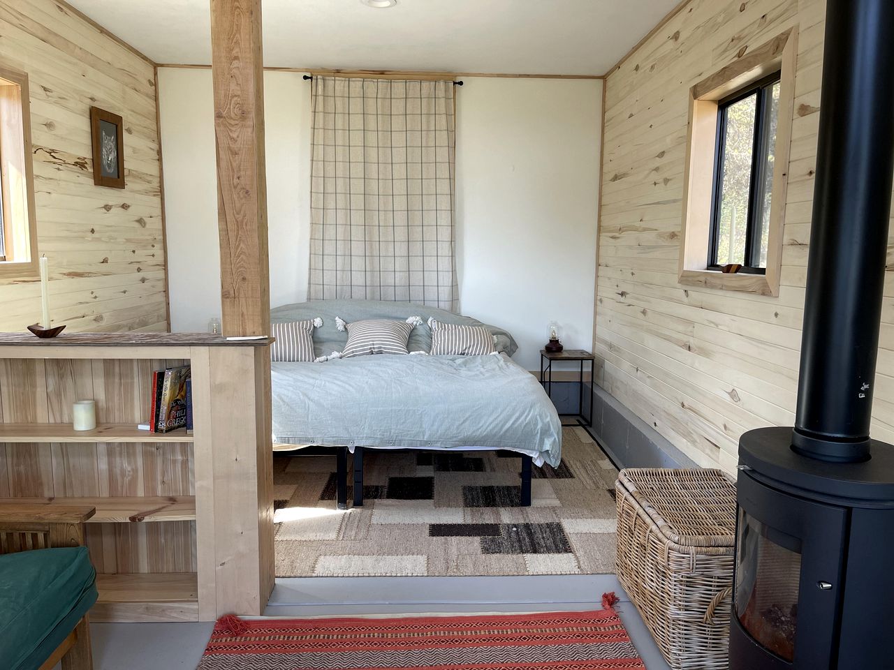 Secluded Off-Grid Cabin with Glacier Park Views and Wall Tents near Polebridge, Montana