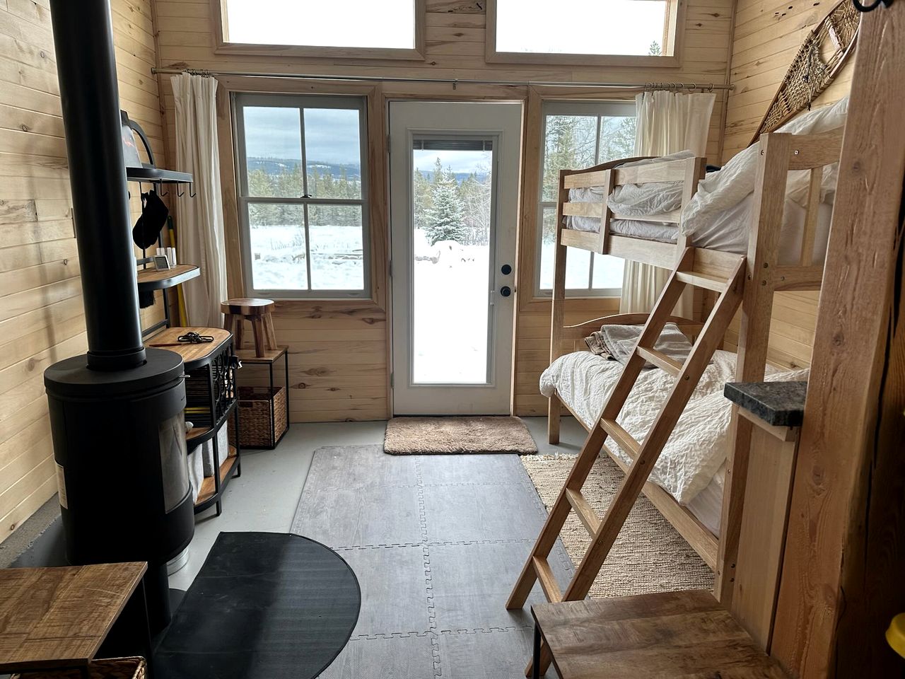 Secluded Off-Grid Cabin with Glacier Park Views and Wall Tents near Polebridge, Montana