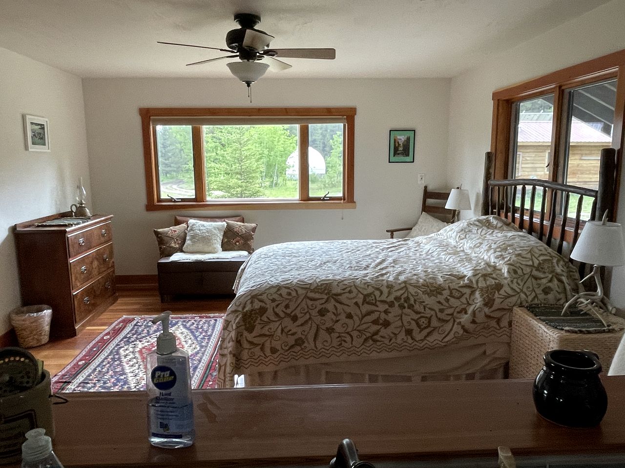 Secluded Off-Grid Cabin with Glacier Park Views and Wall Tents near Polebridge, Montana