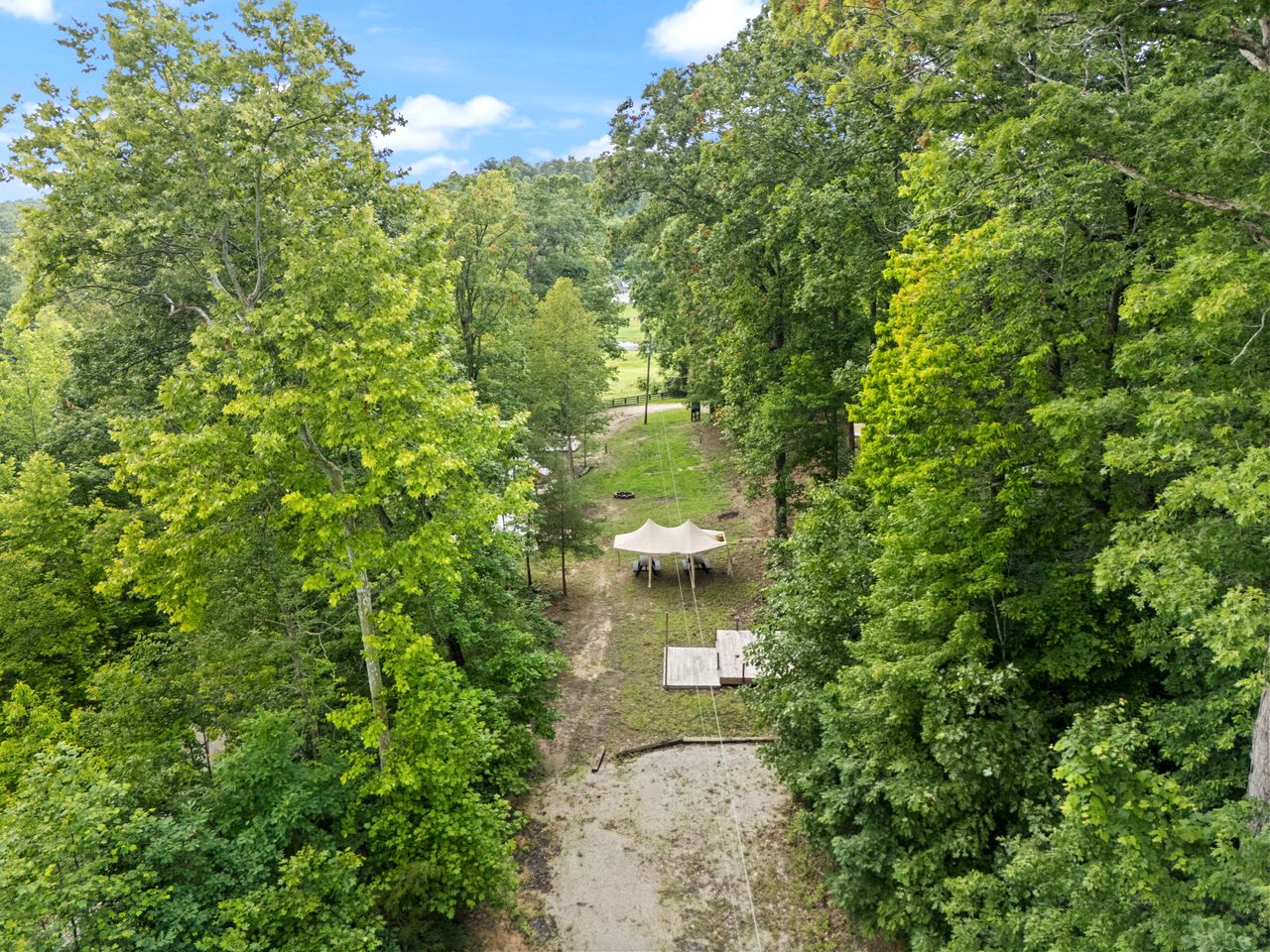 Nature-Forward Glamping Resort with Forest Paths and Meadow Hangouts in Stanton, Kentucky