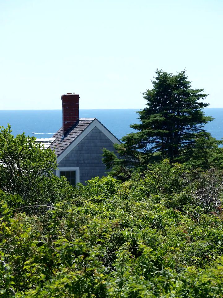 Peaceful Ocean-View Cottage on a Family Farm with Patio on Block Island, Rhode Island