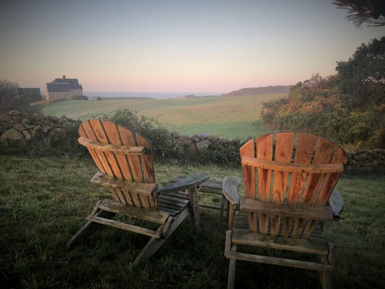 Peaceful Ocean-View Cottage on a Family Farm with Patio on Block Island, Rhode Island
