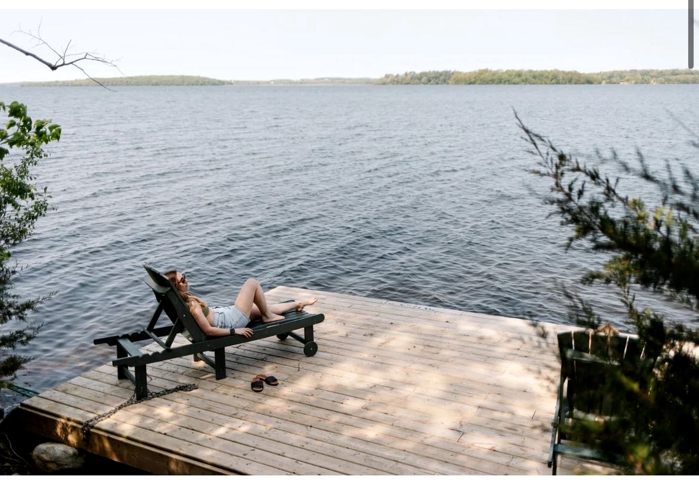 Lakeside Group Cabin with Huge Deck, Fire Pits & Sunset Views in Ontario, Canada