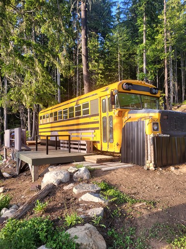Rustic Mountain Glamping Hideaway with Lake & Trail Adventures Nearby in British Columbia, Canada