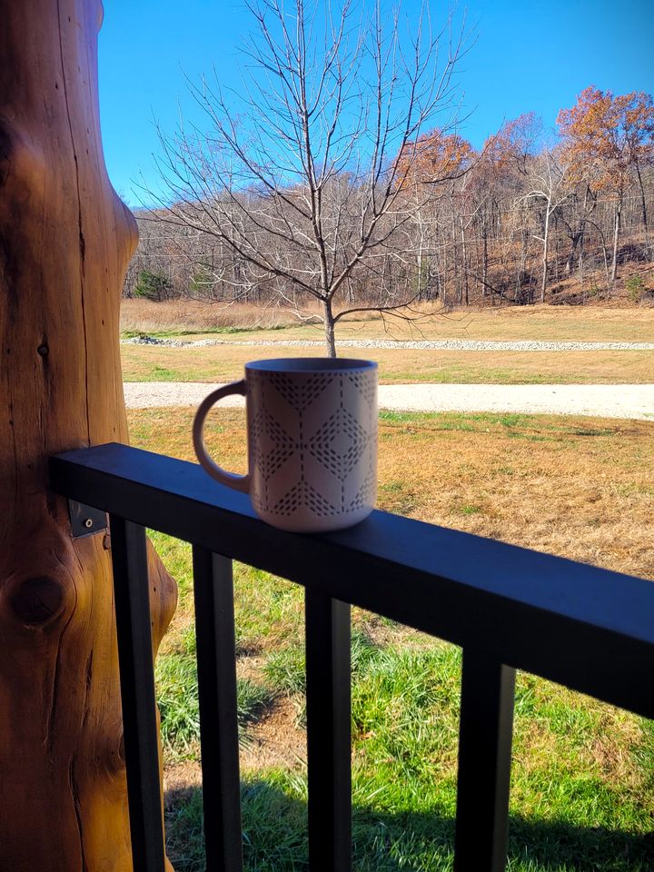 Peaceful Woodland Cabin with Balcony & Starry Nights in Steelville, Missouri
