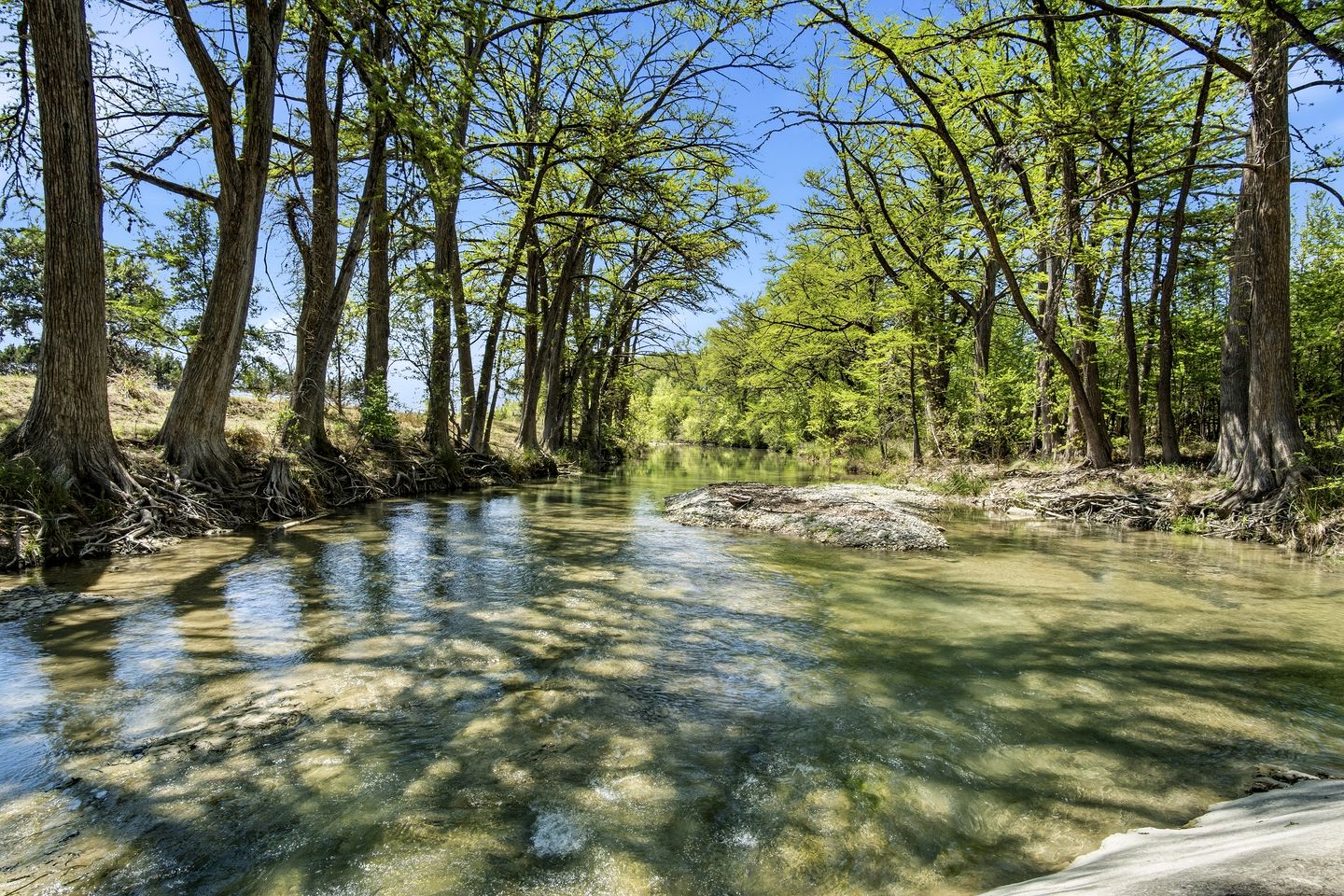 Peaceful Waterfront Retreat with Private Riverfront & Wildlife Views in Medina, Texas