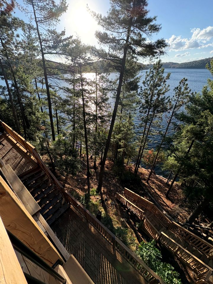 Off-Grid Lakeside Cottage with Stunning Sunset Views in Ontario, Canada