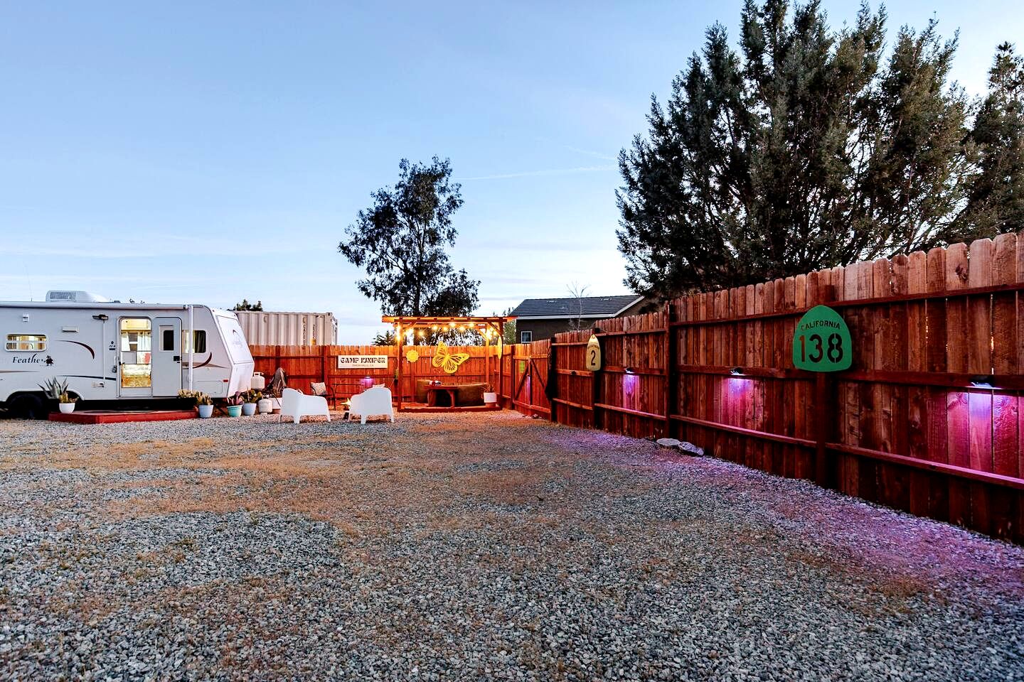 Cozy Desert Glamping Escape with Private Hot Tub & Fire Pit in Pinon Hills, California