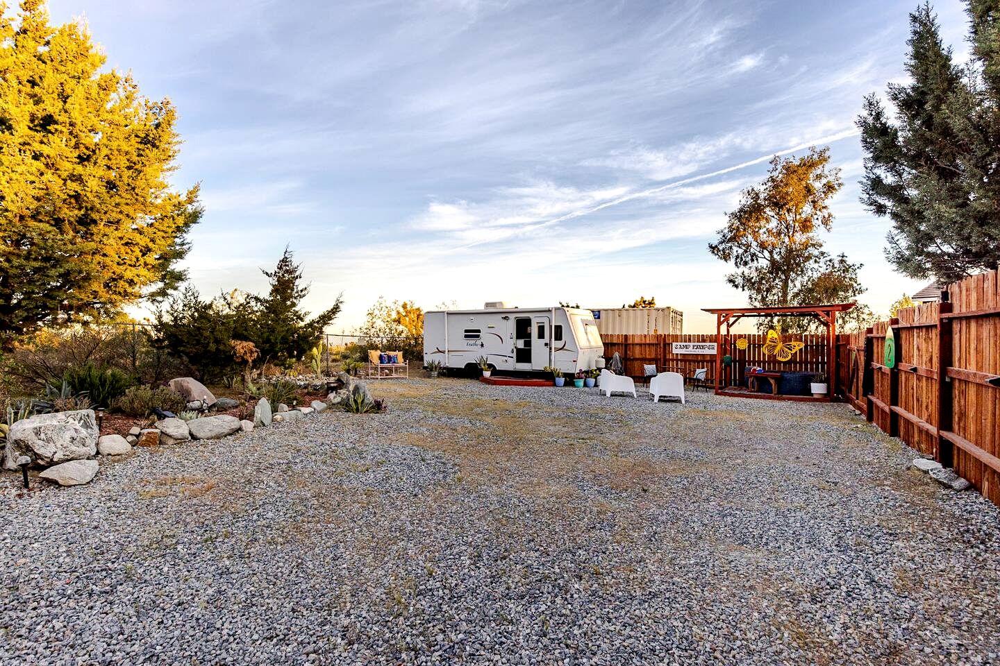 Cozy Desert Glamping Escape with Private Hot Tub & Fire Pit in Pinon Hills, California