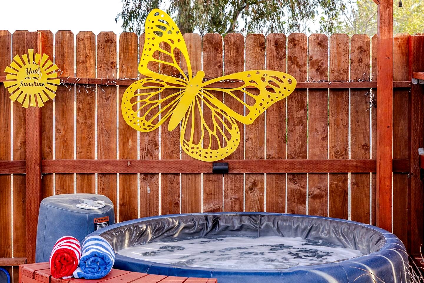 Cozy Desert Glamping Escape with Private Hot Tub & Fire Pit in Pinon Hills, California