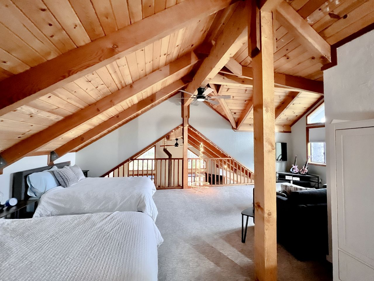 Cozy Luxe Hideaway with Stunning Views & Spacious Loft in Arnold, California