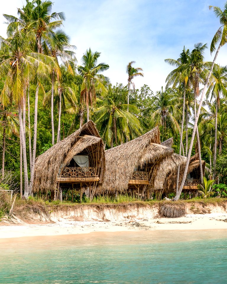 Serene Beachfront Eco Resort with Snorkeling Reef Access near El Nido, Palawan