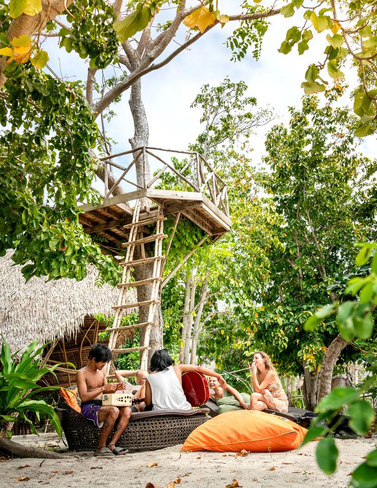 Serene Beachfront Eco Resort with Snorkeling Reef Access near El Nido, Palawan