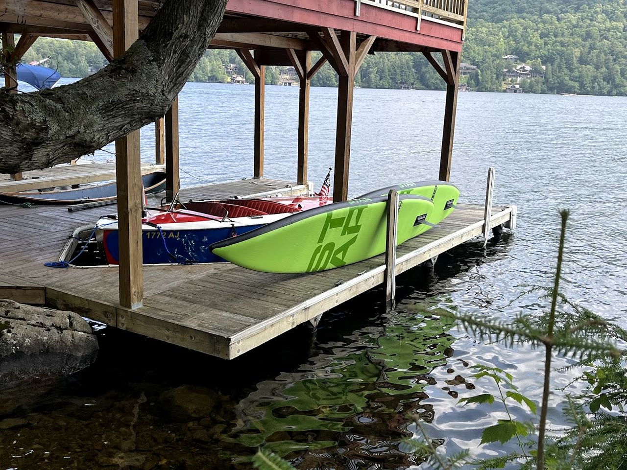 Secluded Waterfront Estate with Boathouse & Panoramic Views in Lake Placid, New York