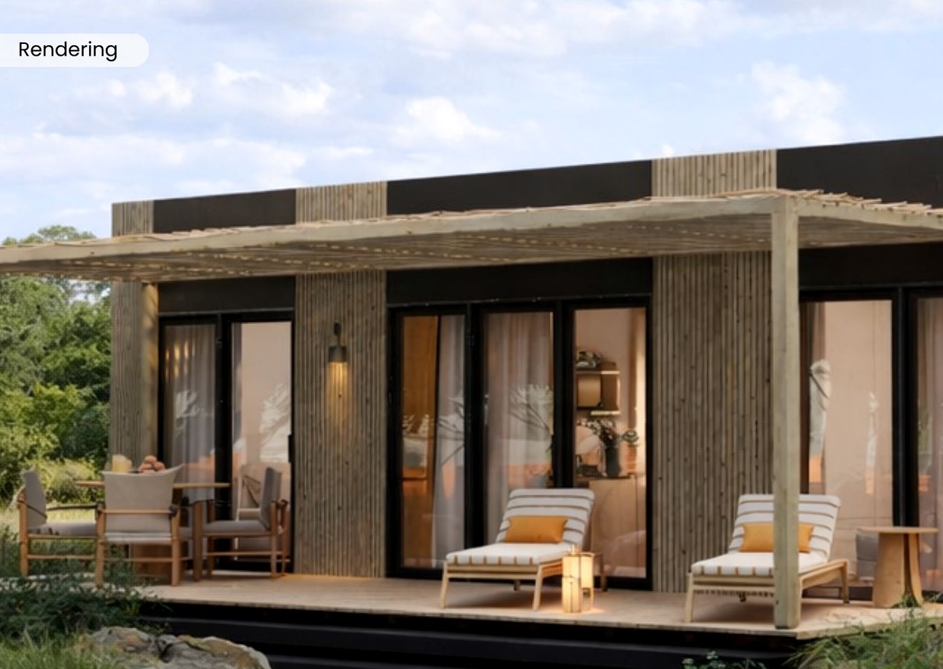 Stylish Bungalow with Scenic Terrace and Pool Access Near Coastal Cliffs in Nazaré, Portugal