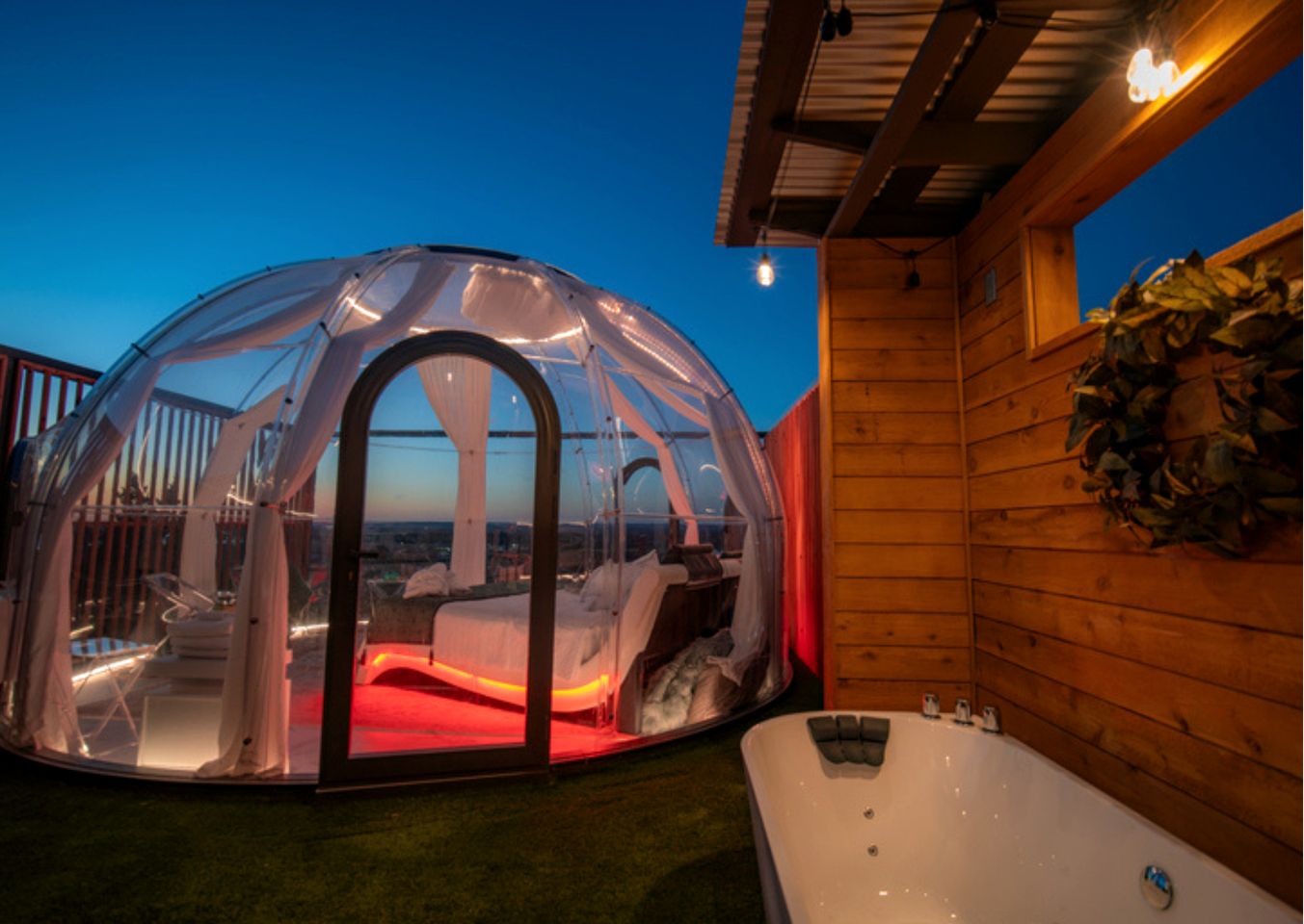 Modern Dome Escape with Private Decks & Open-Sky Relaxation in Cottonwood, Texas