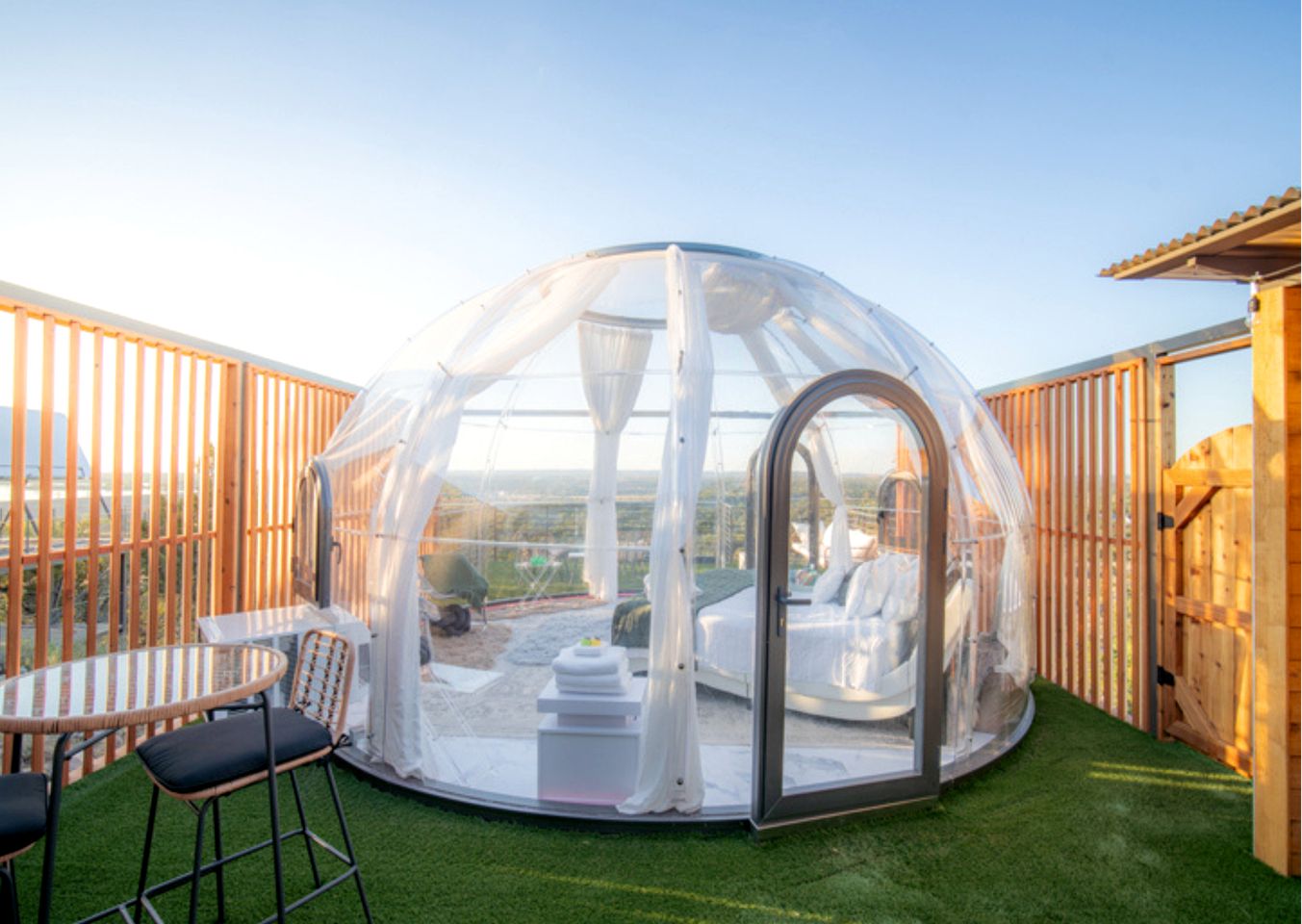 Modern Dome Escape with Private Decks & Open-Sky Relaxation in Cottonwood, Texas