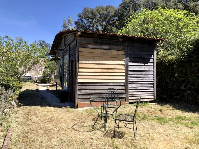 Serene Eco Cabin Retreat with Wood-Fired Sauna & Mountain Spring Plunge Near Monchique, Algarve