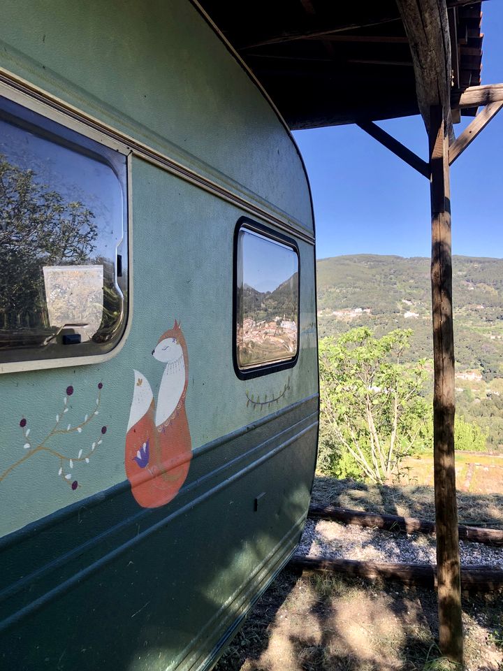 Serene Eco Cabin Retreat with Wood-Fired Sauna & Mountain Spring Plunge Near Monchique, Algarve
