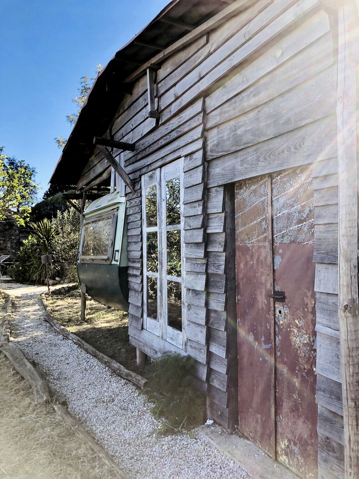 Serene Eco Cabin Retreat with Wood-Fired Sauna & Mountain Spring Plunge Near Monchique, Algarve