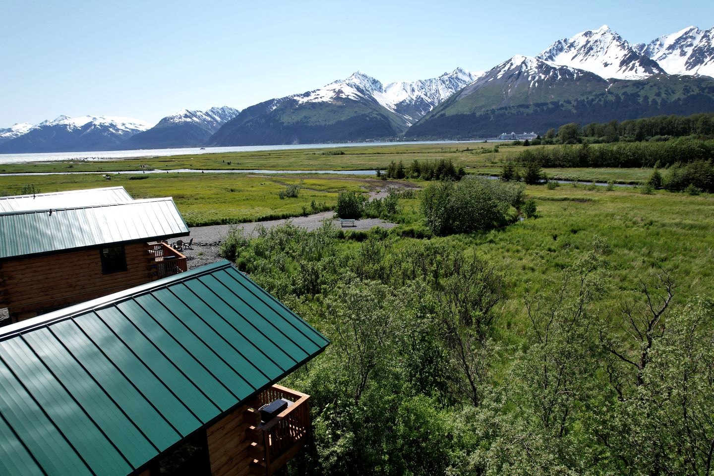 Scenic Creekside Cabin with Panoramic Bay & Mountain Views in Seward, Alaska
