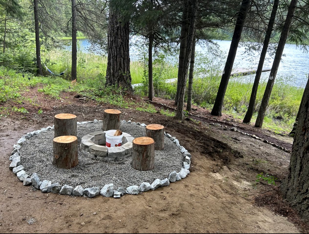 Scenic Off-Grid Campsite Overlooking Crystal Clear Lake in Sagle, Idaho