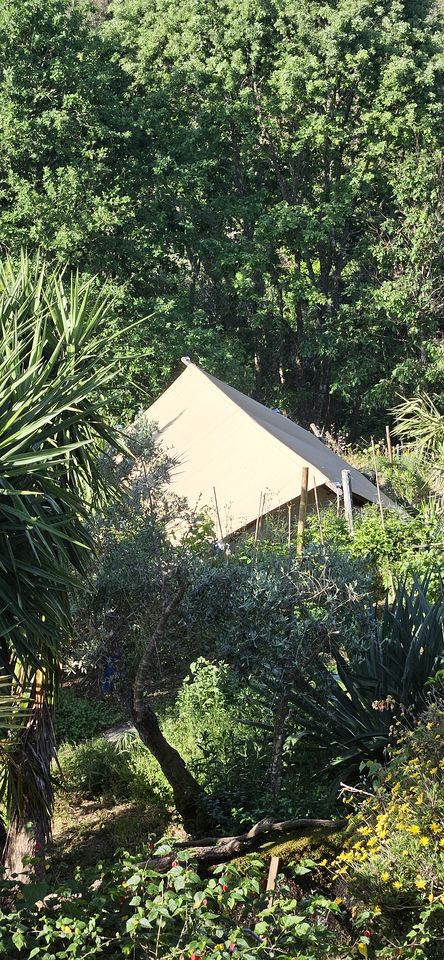 Cozy Stylish Glamping Tents with Cork Oak Forest Views Near Pedrógão Grande, Central Portugal