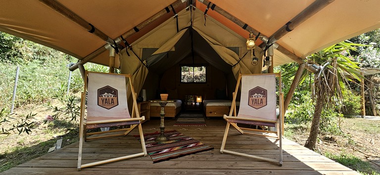 Cozy Stylish Glamping Tents with Cork Oak Forest Views Near Pedrógão Grande, Central Portugal