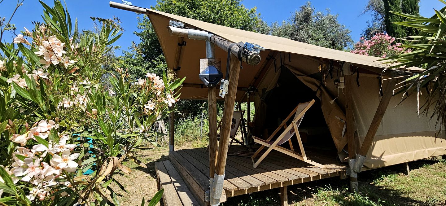 Cozy Stylish Glamping Tents with Cork Oak Forest Views Near Pedrógão Grande, Central Portugal