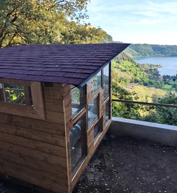Serene Lakeview Cabin with Private Terrace near Rome, Italy