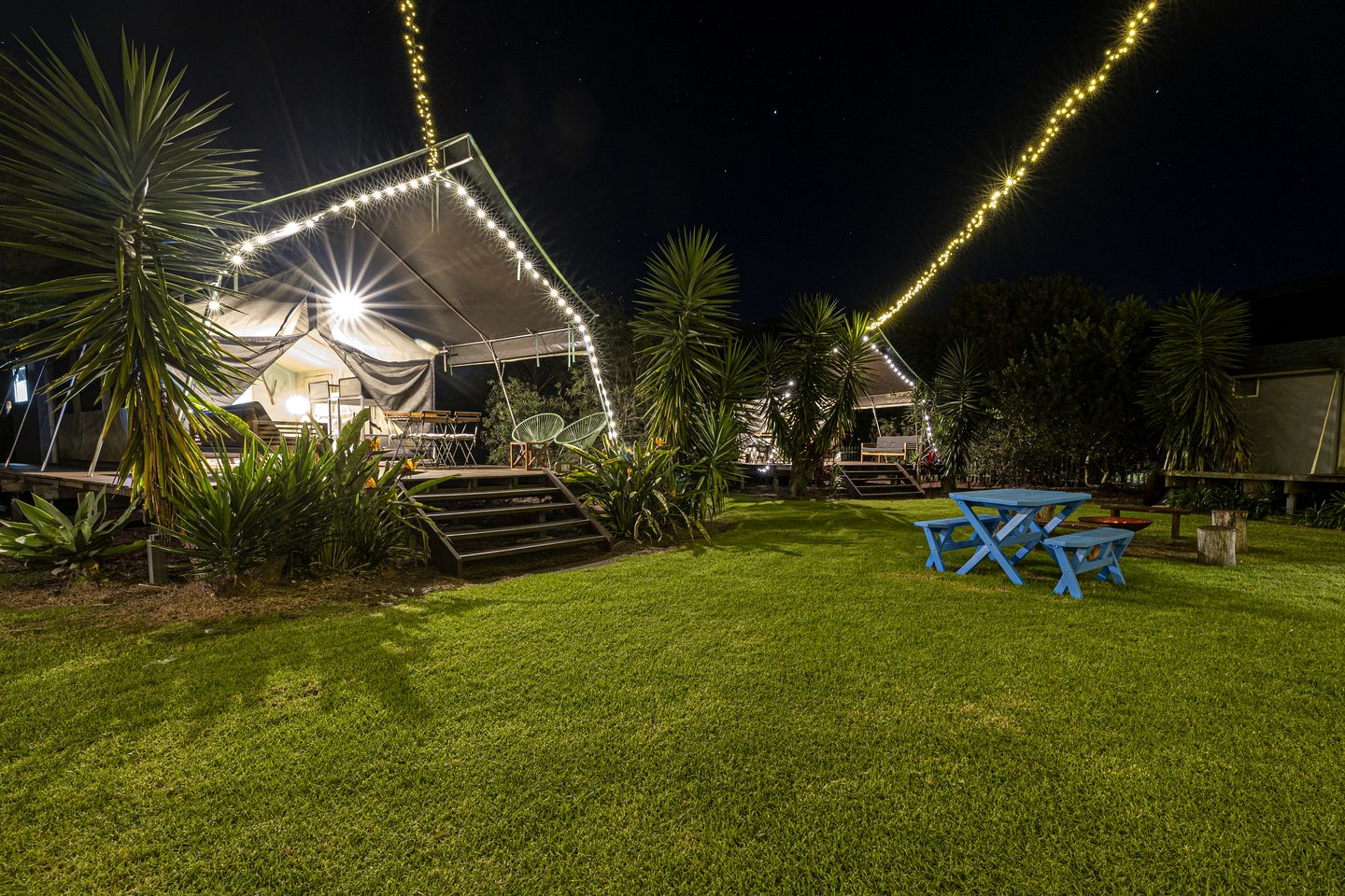Unique Luxury Safari Tent Rentals with Private Balcony on Greenwell Point, New South Wales