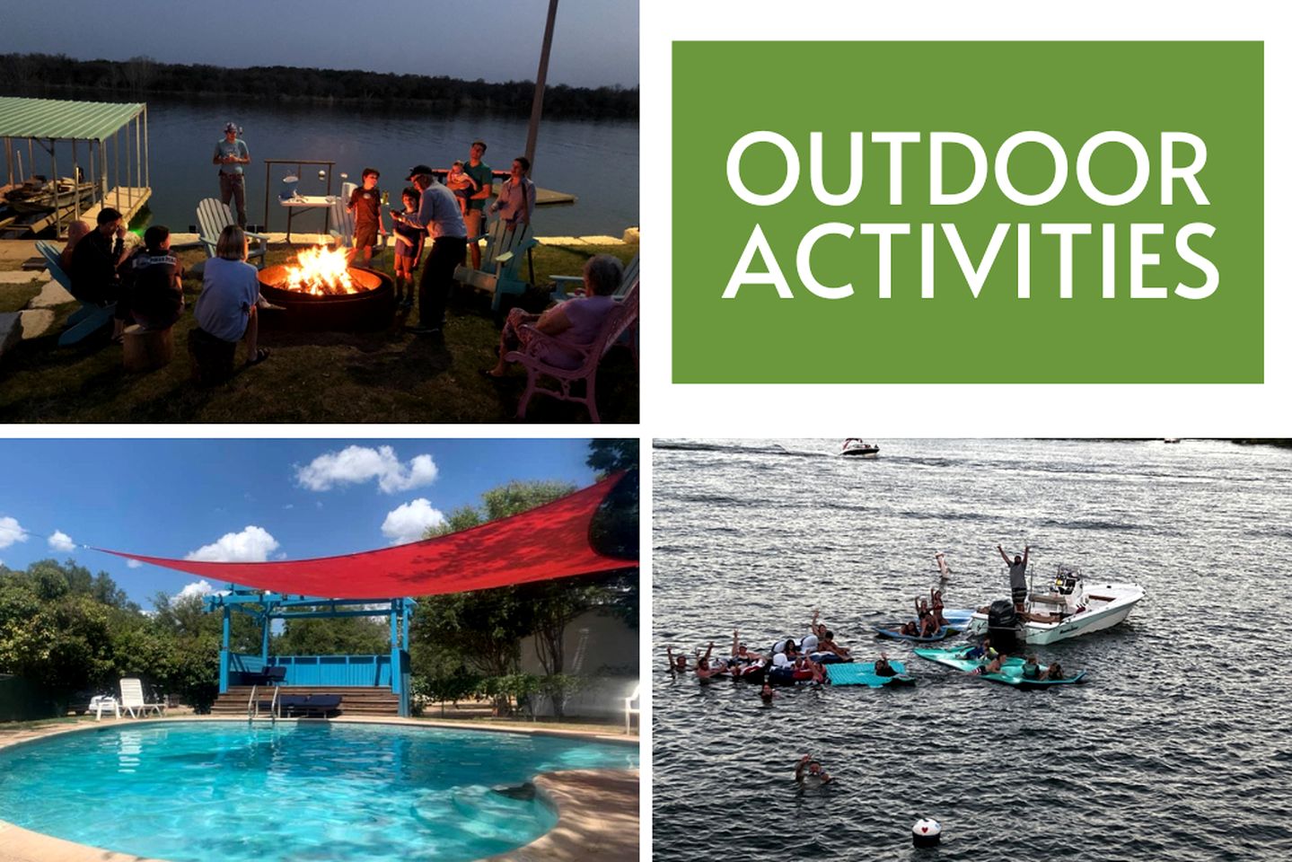 One-Room Cabin Rental with Large Porch and Lake Views in Texas Hill Country