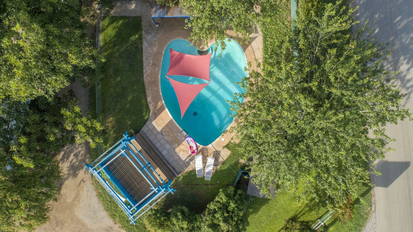 Spacious Poolside Cabin Rental for Groups in Texas Hill Country