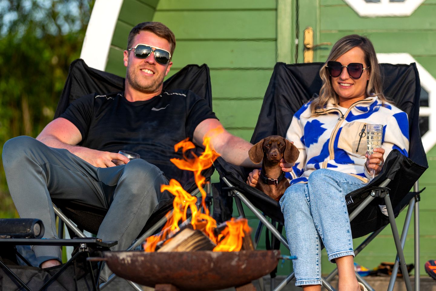 Family-Oriented Standard Eco Pod Campsite by Beautiful 5 Acre Lake, England