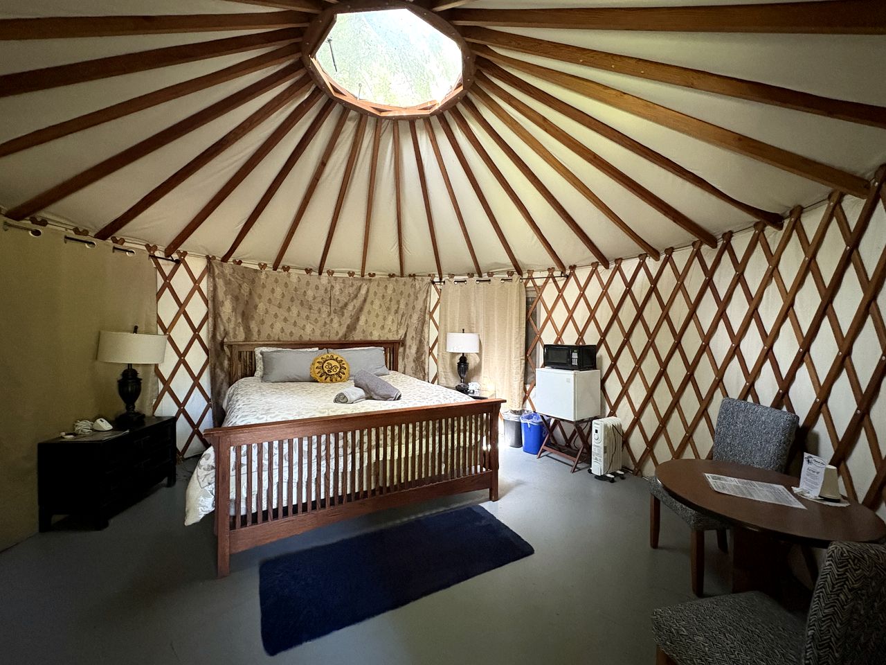 Clothing-Optional Yurts Nestled in Santa Cruz Mountains, California