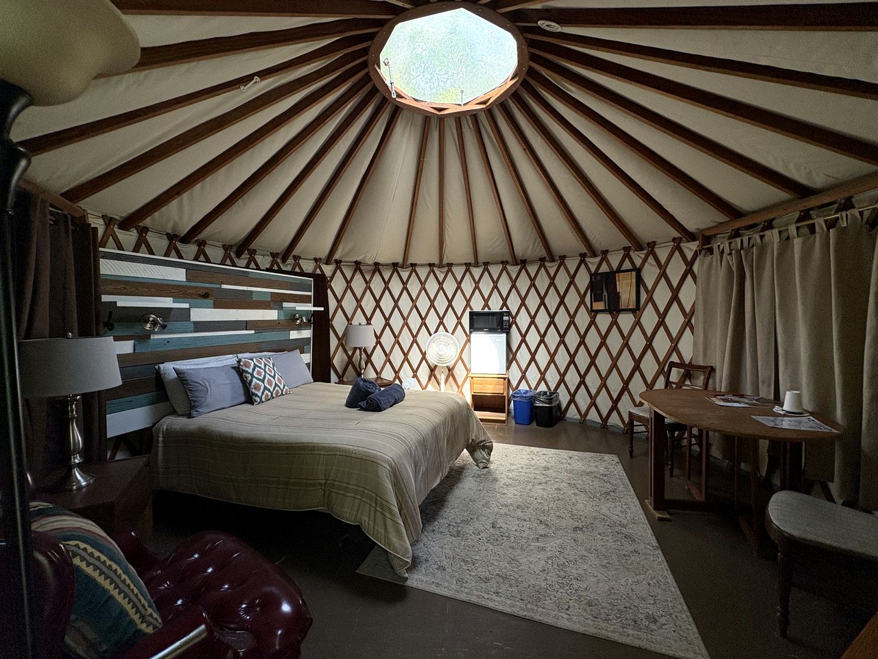 Clothing-Optional Yurts Nestled in Santa Cruz Mountains, California