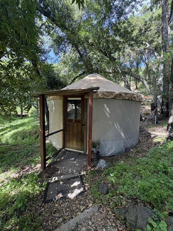 Clothing-Optional Yurts Nestled in Santa Cruz Mountains, California