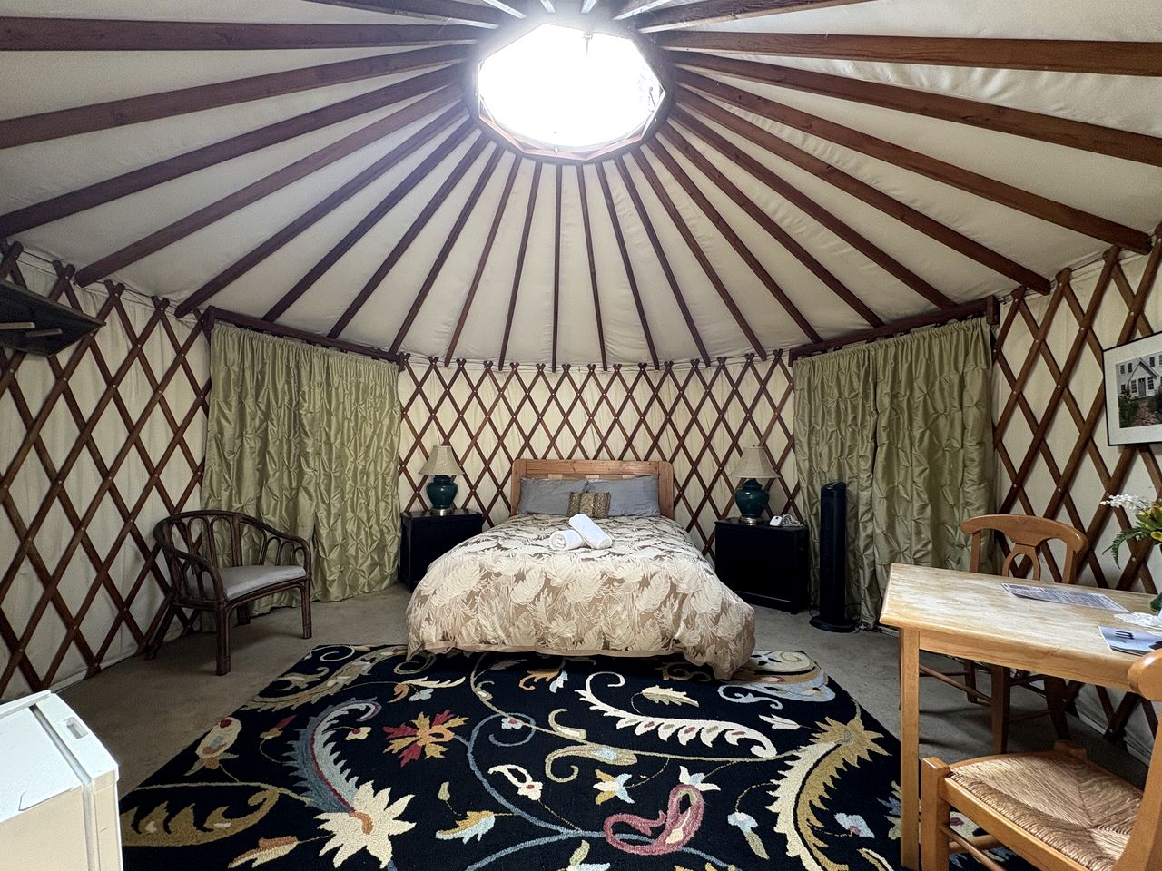 Clothing-Optional Yurts Nestled in Santa Cruz Mountains, California