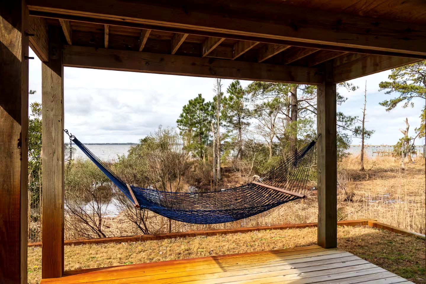 Unique Soundfront Rental Set in Kitty Hawk Woods Coastal Preserve of North Carolina