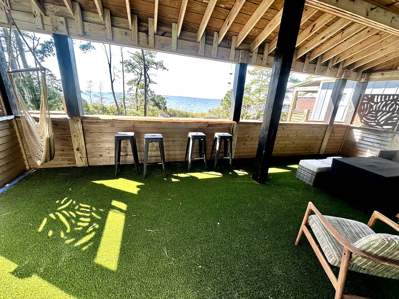 Beautifully-Decorated Soundfront Rental with a Balcony in Kitty Hawk, North Carolina
