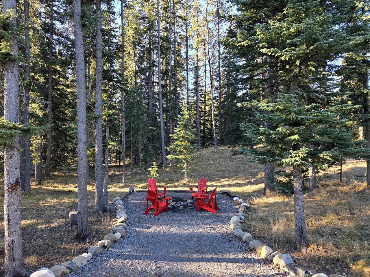 Cottage Rental with Fire Pit Perfect for Four Hidden in the Canadian Rockies of Alberta