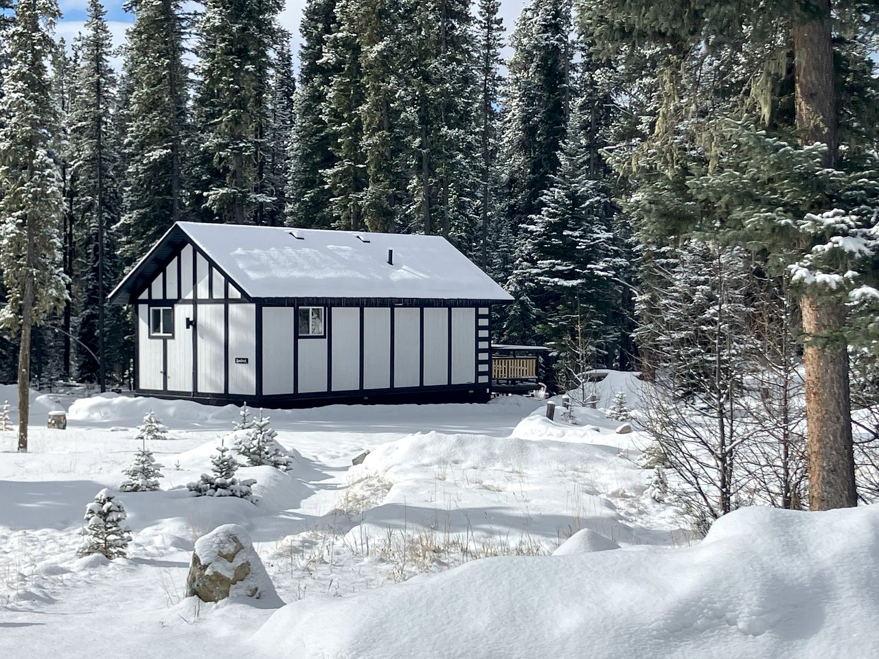 Cottage Rental with Fire Pit Perfect for Four Hidden in the Canadian Rockies of Alberta