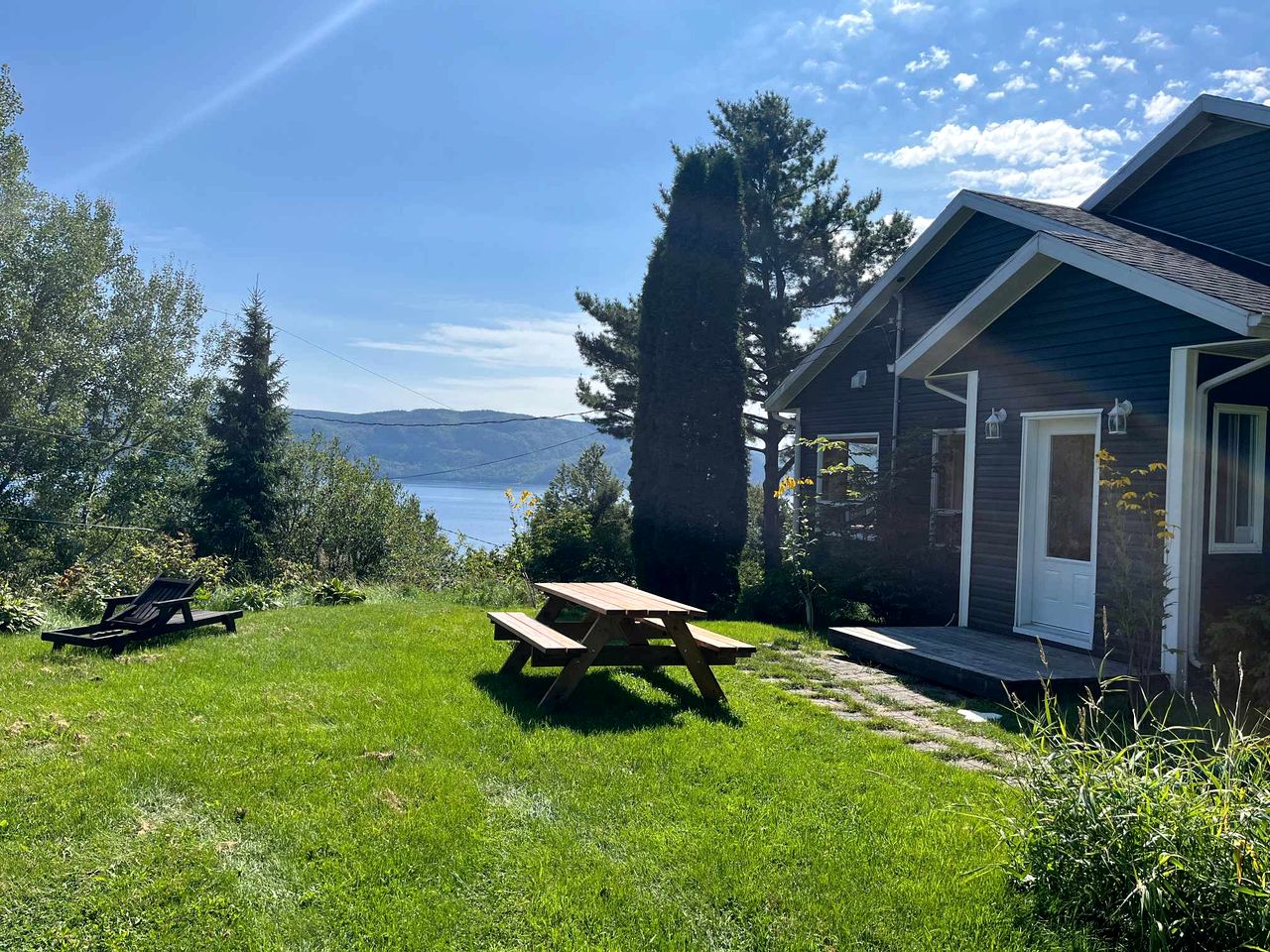 Idyllic Vacation Rental Overlooking the Saguenay River in Quebec, Canada