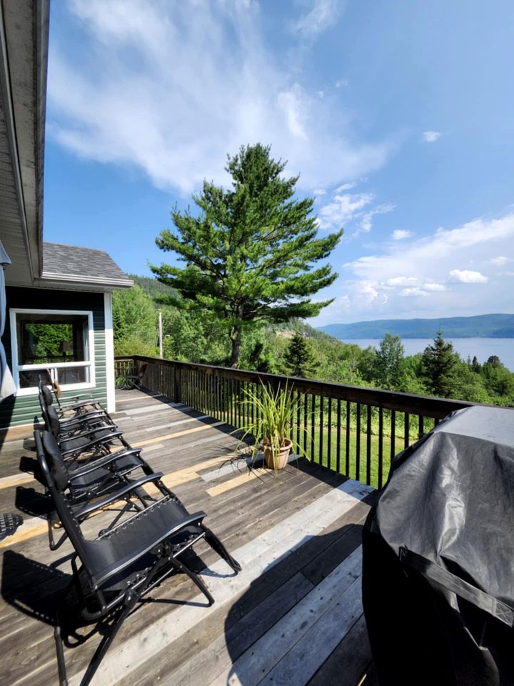 Idyllic Vacation Rental Overlooking the Saguenay River in Quebec, Canada