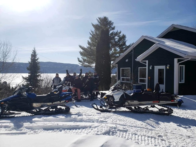 Cabins (Canada, Sainte Rose du Nord, Quebec)