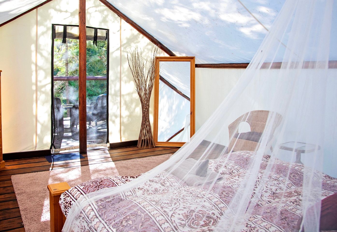 Luxurious Cabin Tents Perfect for Couples at Whitewater Rafting Resort, British Columbia