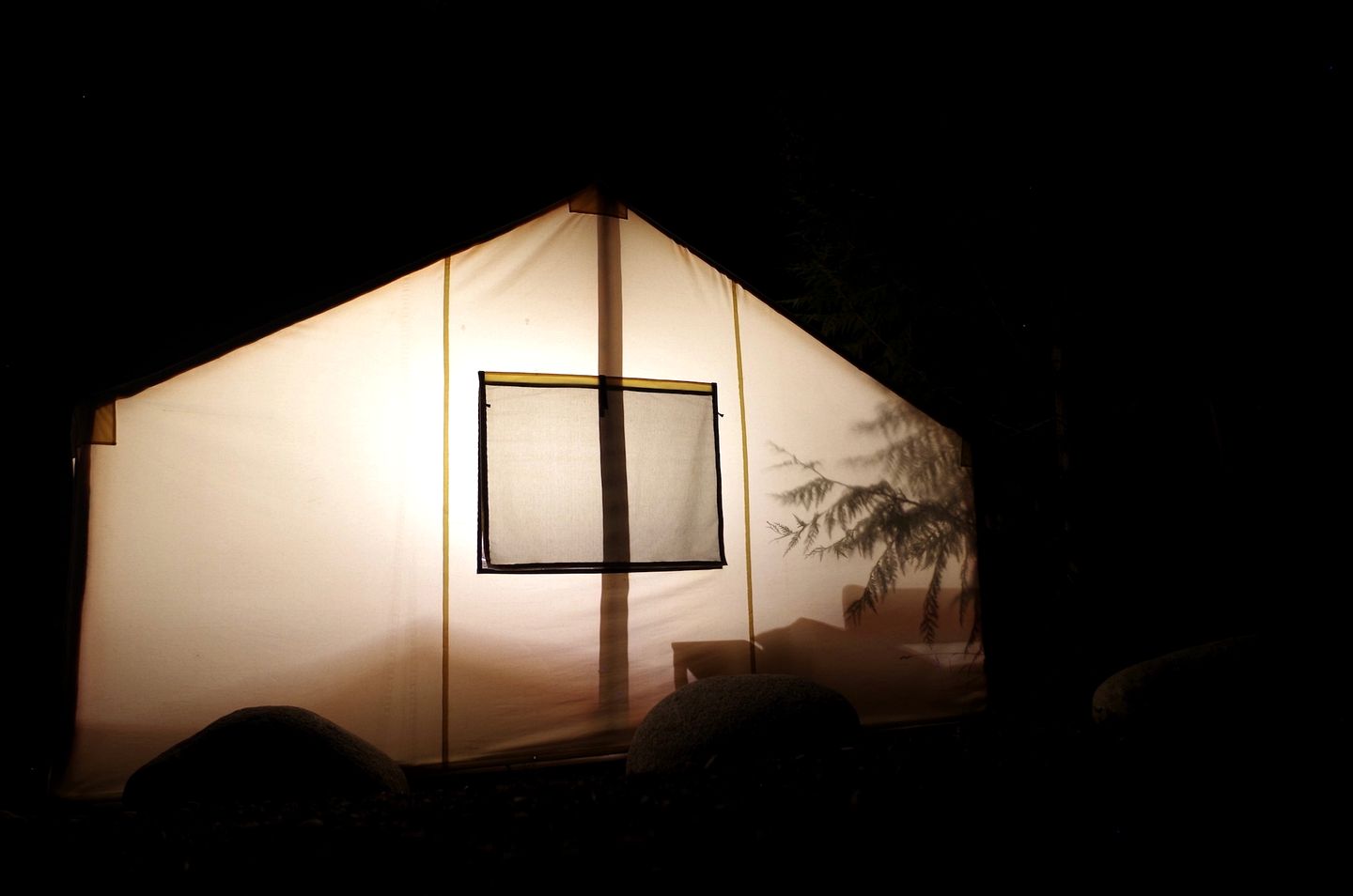 Luxurious Cabin Tents Perfect for Couples at Whitewater Rafting Resort, British Columbia